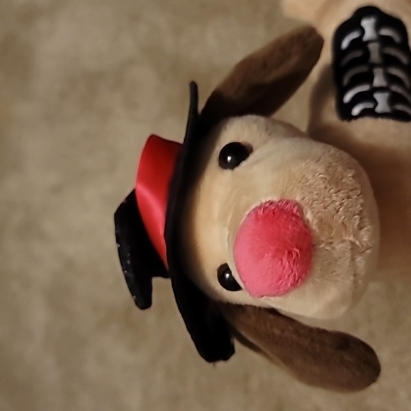 Witch Skeleton Dachshund Dog Plush - Picture 2 of 6